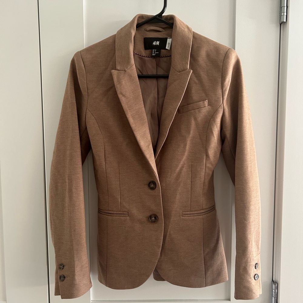 H&M Light Brown/ Tan Blazer